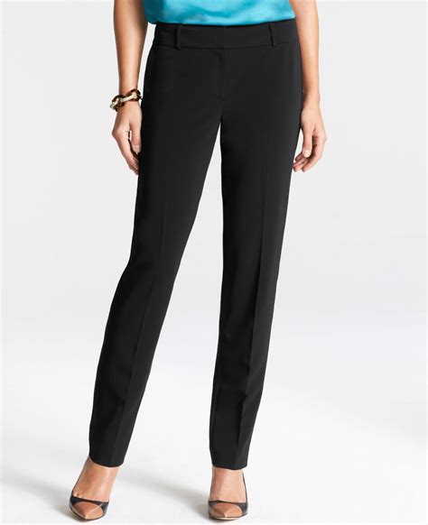 ann taylor black slacks